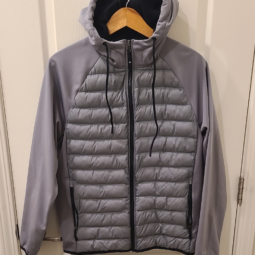 32 Degrees Women's Silver Puffer Jacket